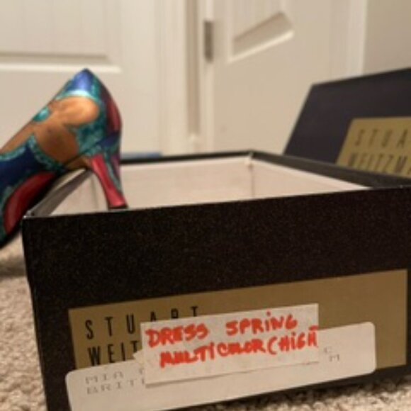 Stuart Weitzman Multi-Color Heels - Picture 3 of 3